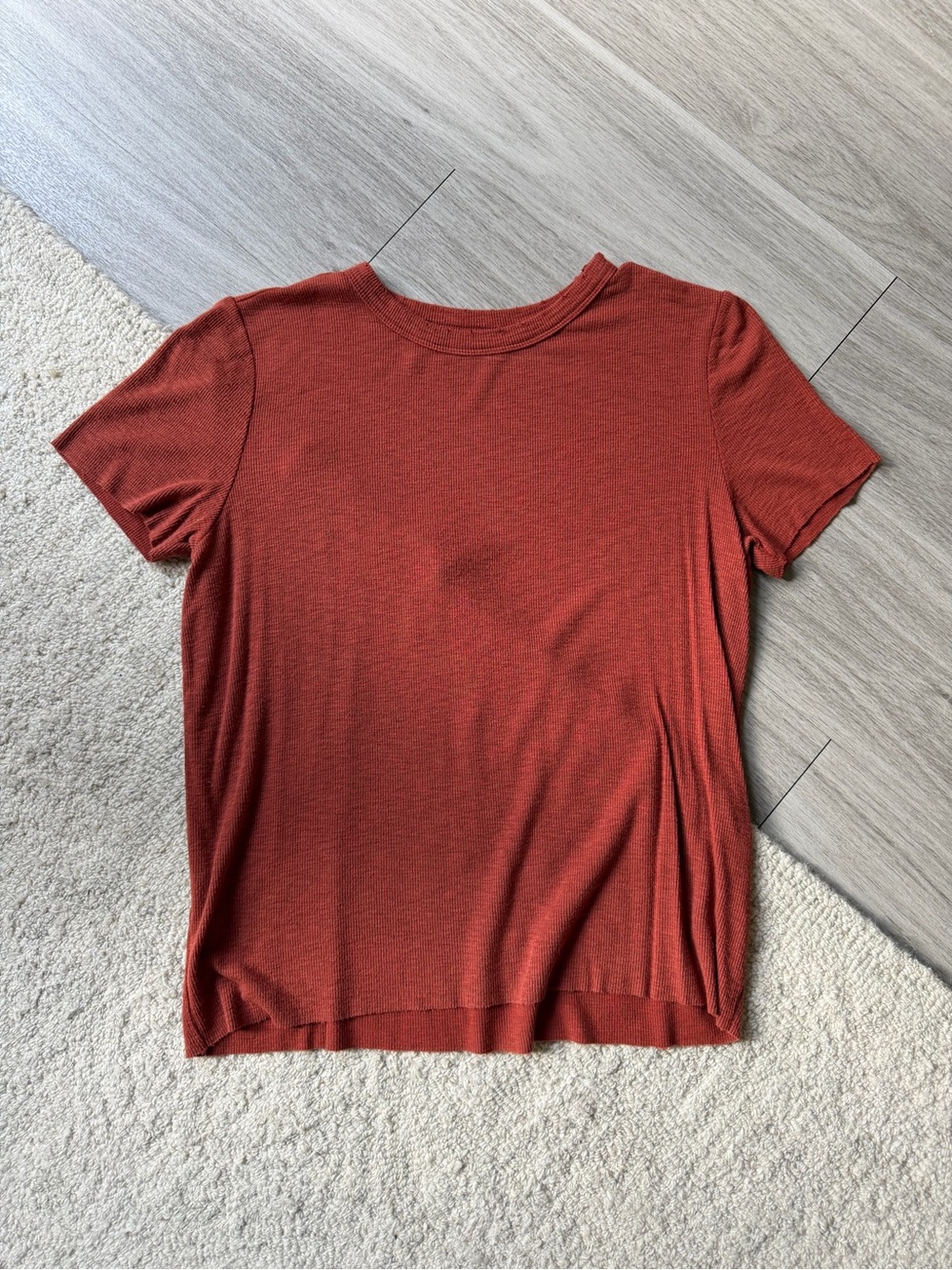 Aerie Real Soft Rust Tee